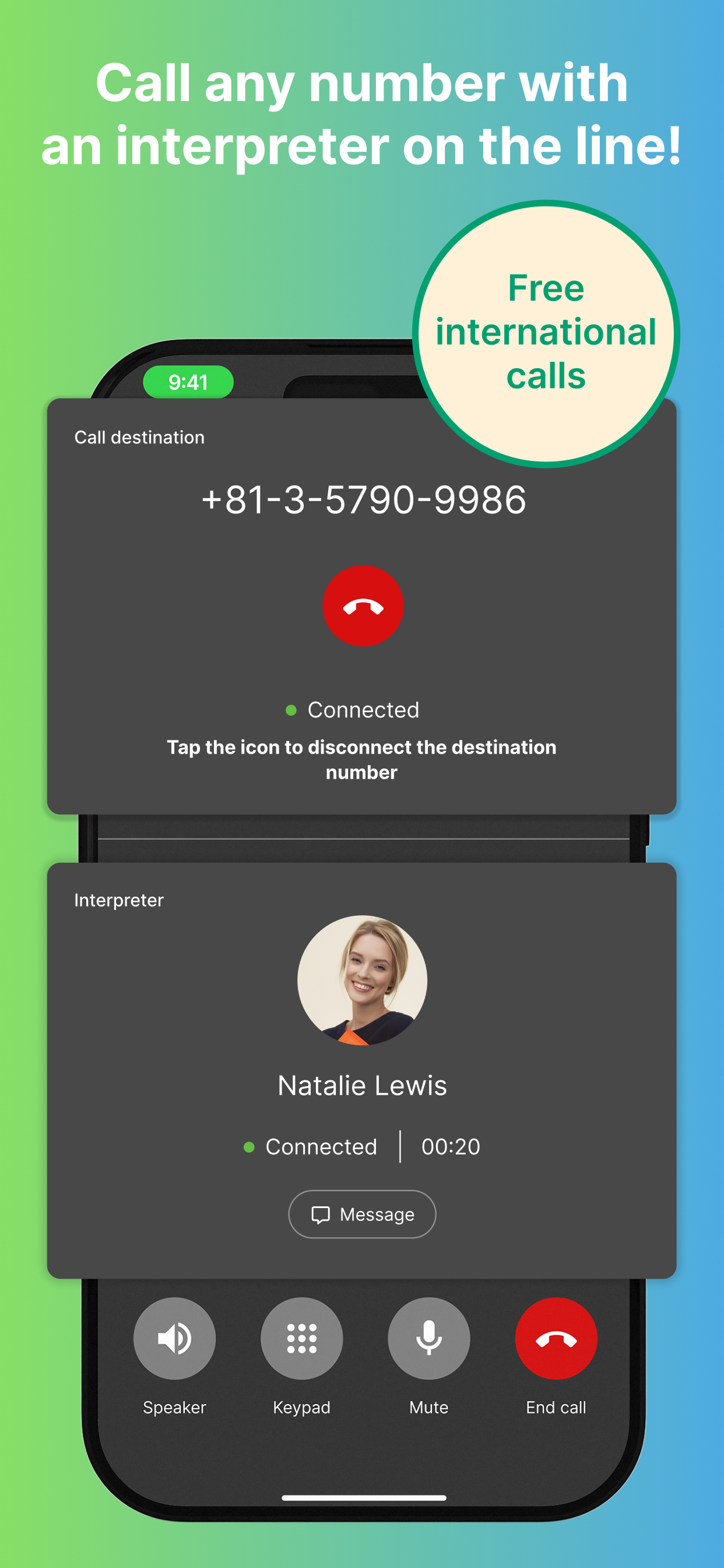 Oyraa - interpreters on call screenshot 3