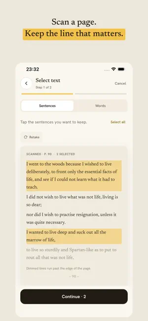 Book Quote Scanner: Keepline screenshot 1