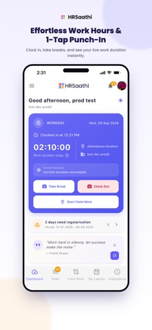 HRSaathi - Simplified HRMS Screenshot 1 of 8