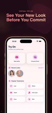Lip Filler & Botox: AI Face iPhone screenshot