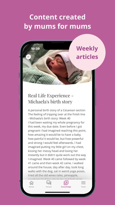 Baby Mam Pregnancy Tracker Screenshot