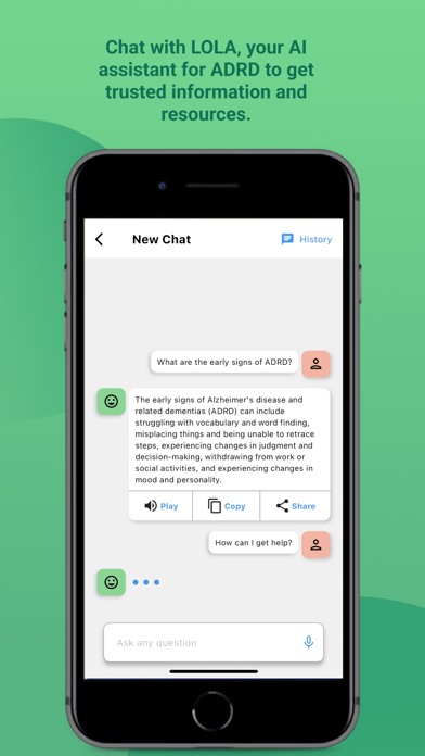 Lola by CARE iPhone screenshot 4 - Medical app