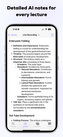 LecturePro AI iPhone screenshot
