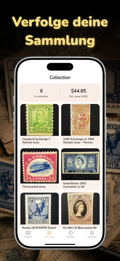 Briefmarken-ID Sammlung‑App screenshot 6