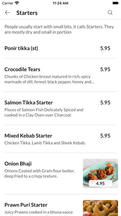 Spice Restaurant. Screenshot