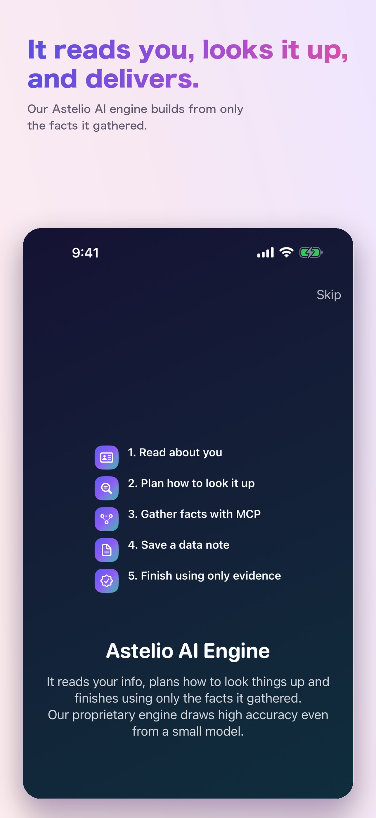 Screenshot 1 of Astelio: Personal AI Workspace
