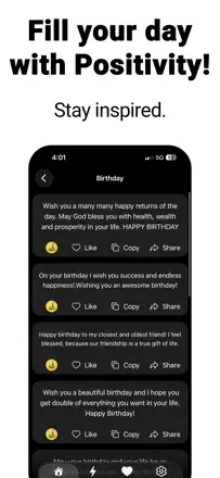 Messages & Quotes for WhatsApp : capture d’écran 3 sur 3