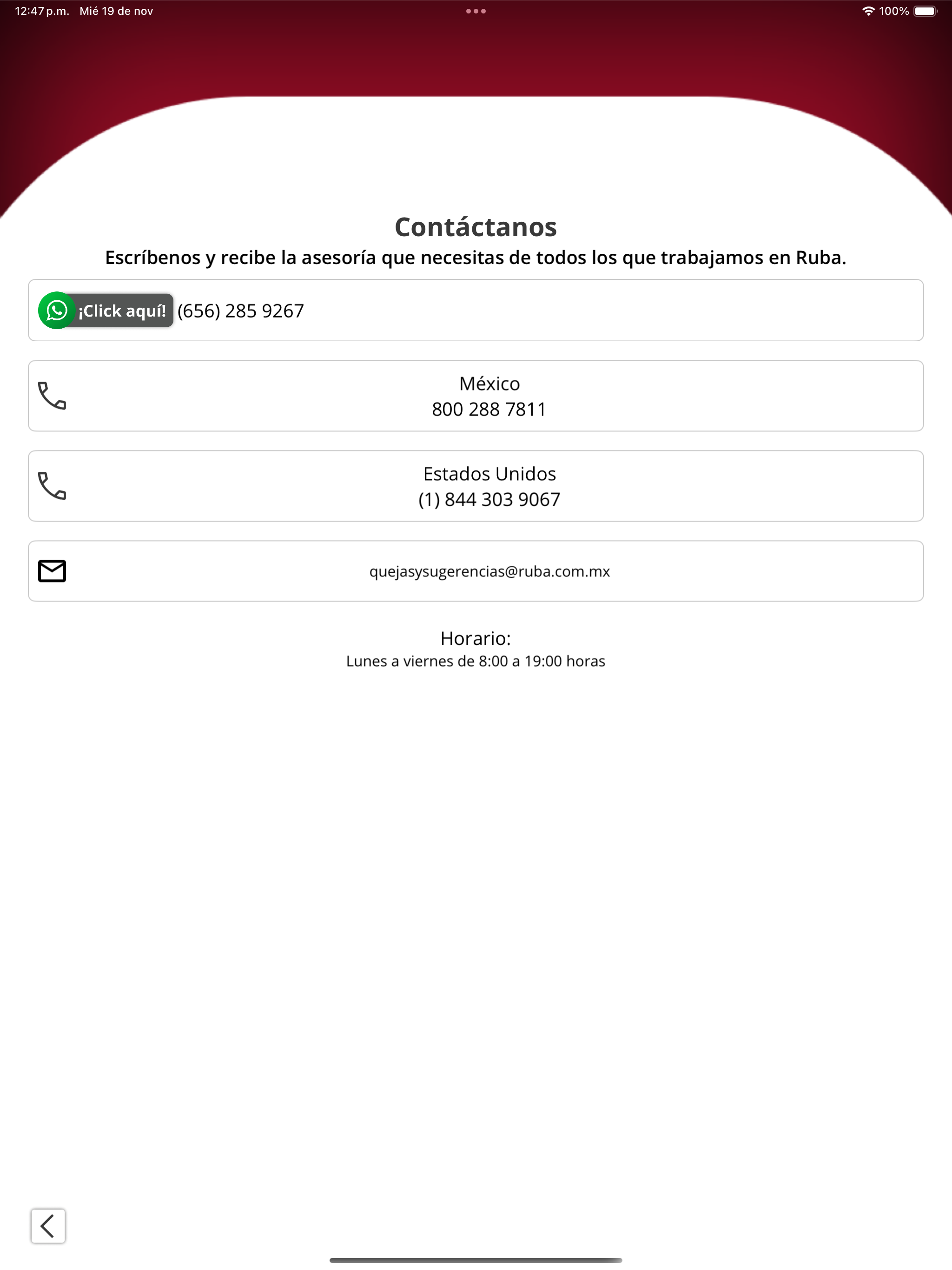 RUBA APP
