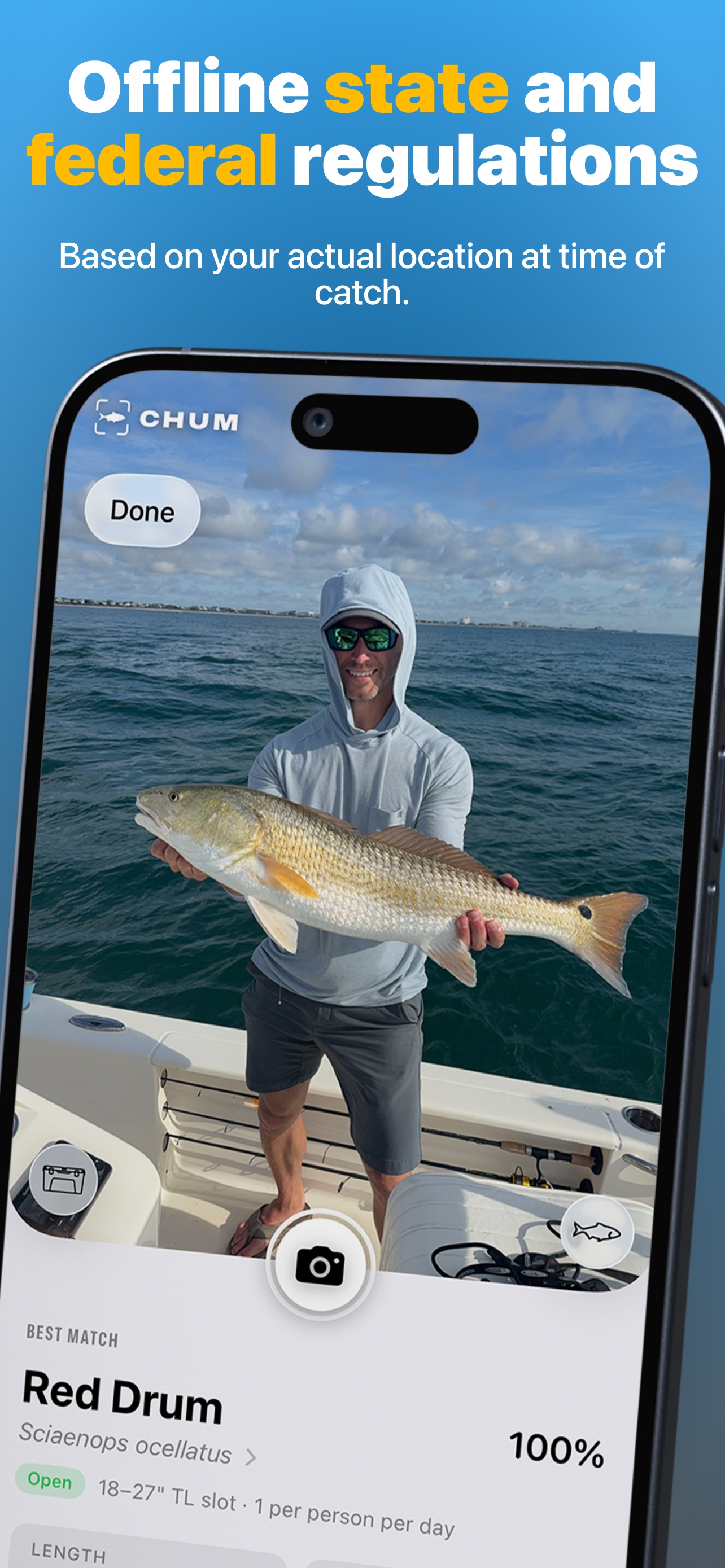 Screenshot 2 of Chum: Offline Fish ID & Regs
