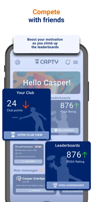 Capty Disc Golf App screenshot 2