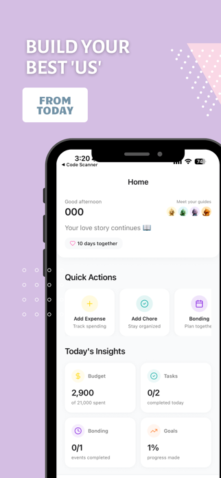 TwoGether: Relationship App Screenshot 2 of 6