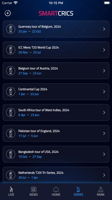 Smartcrics: Live Cricket Score Screenshot