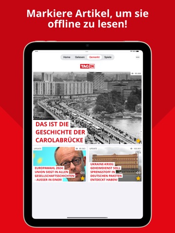 TAG24 NEWS: Alle Nachrichten iPad screenshot 3