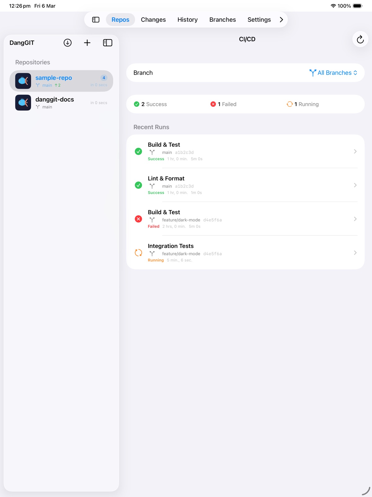 DangGIT ipad screenshot 2