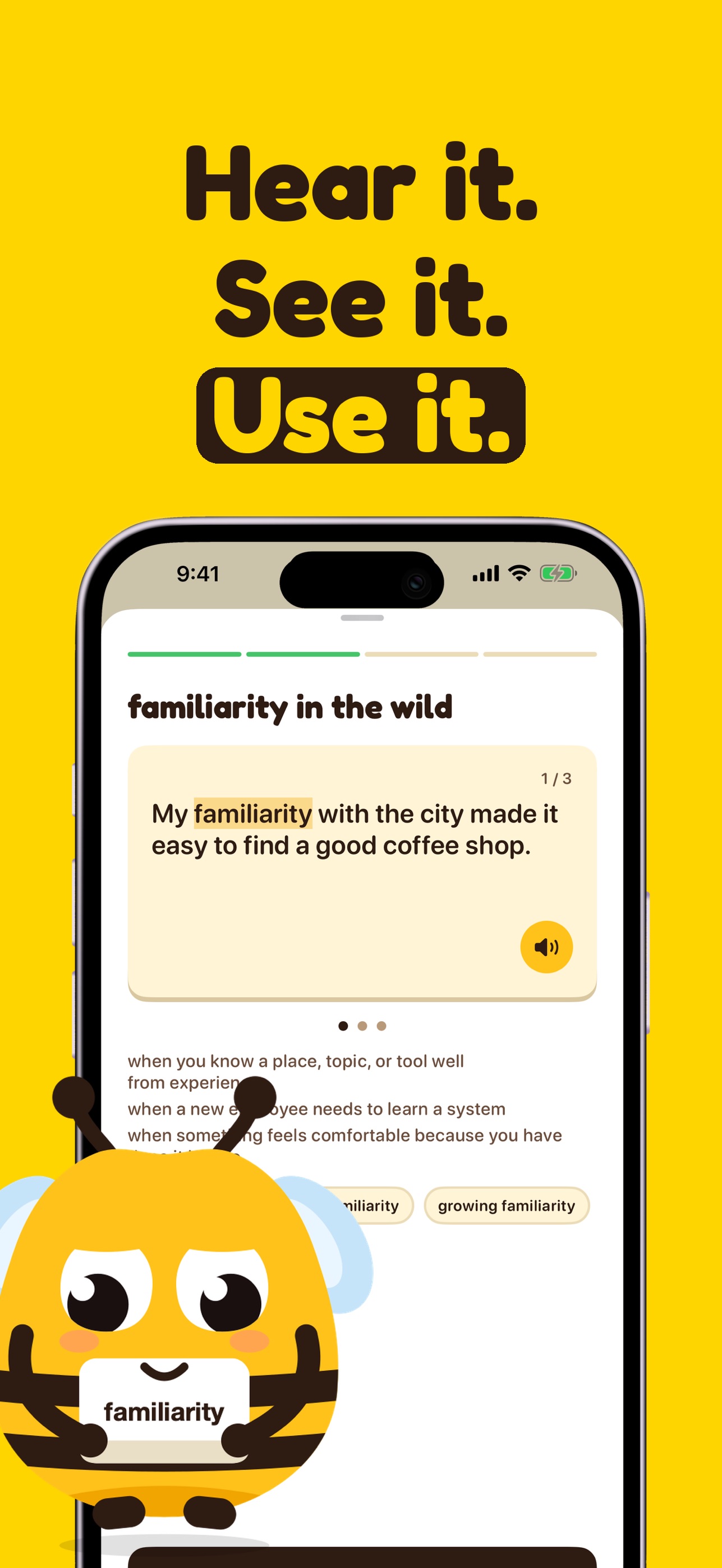 Screenshot 2 of Word of the Day: Vocabee