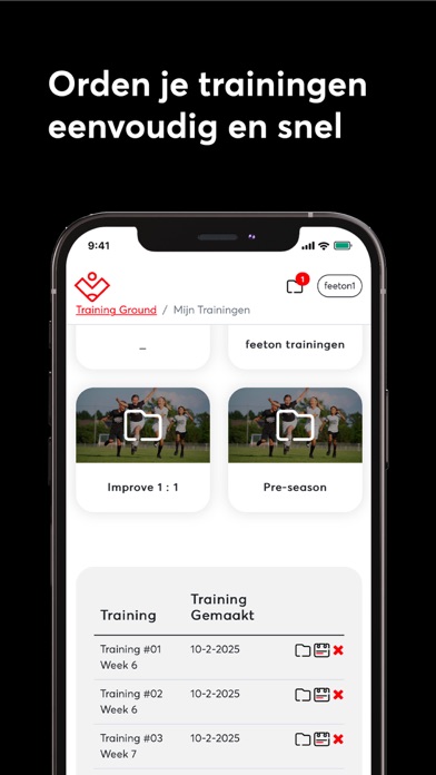 feeton training ground iPhone screenshot 5