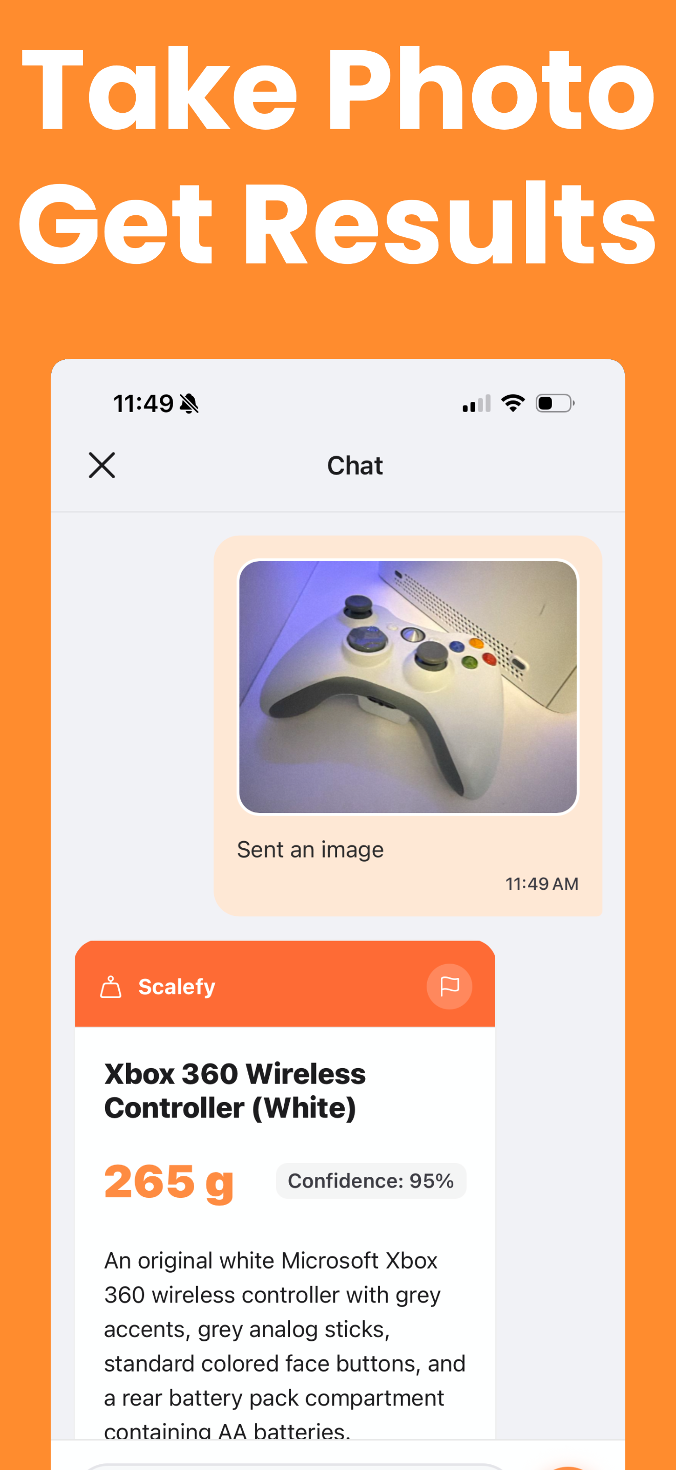 Scale for Grams: Scalefy AI screenshot 3