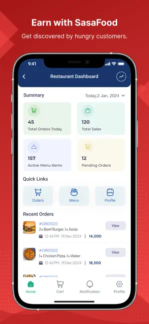 Sasa Food screenshot 1