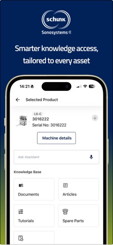 Schunk SonoCare screenshot