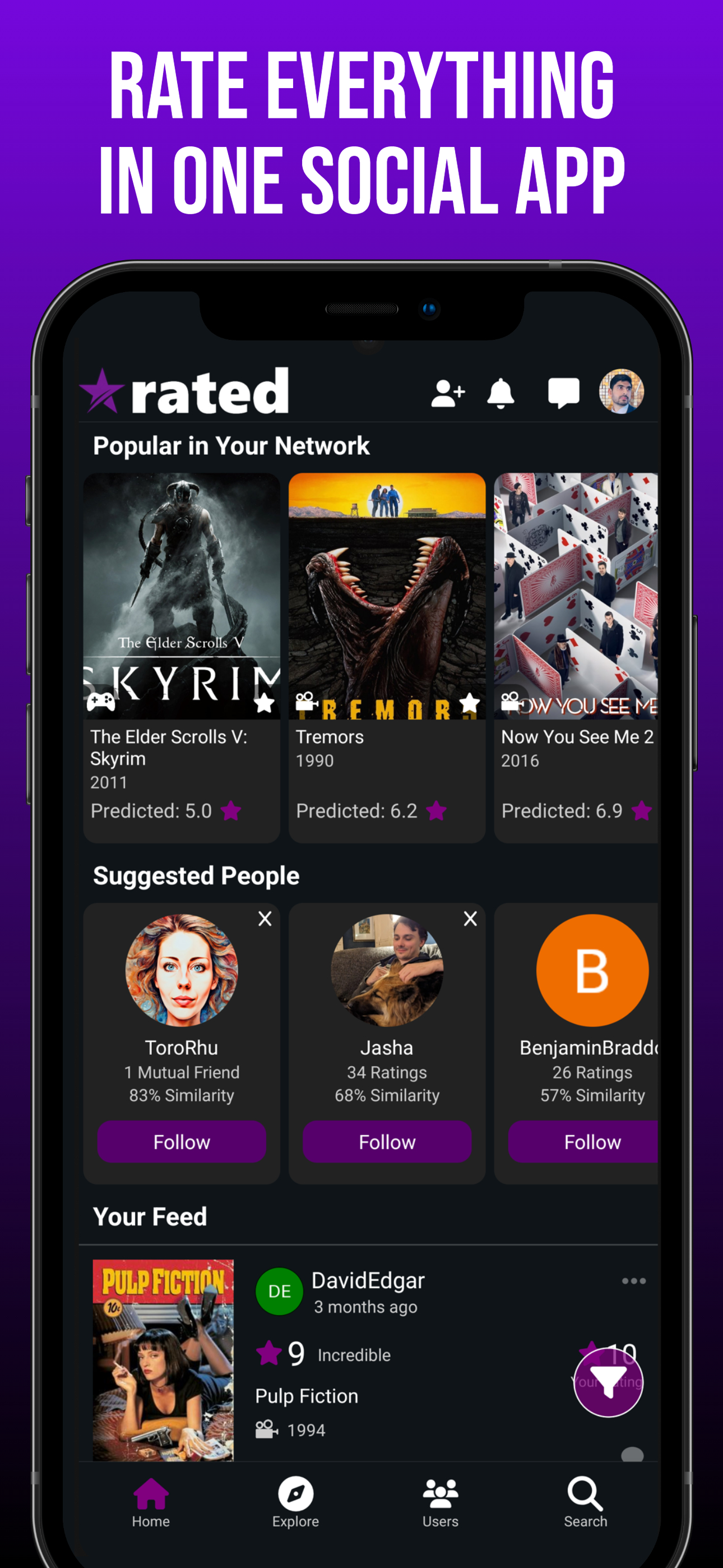 Rated: Share & Review Content