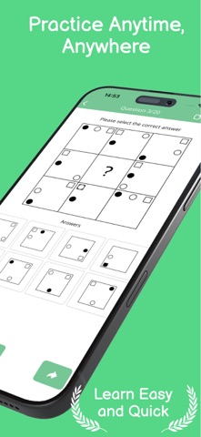 IQ Test: Advanced Matrices Screenshot 3 of 6