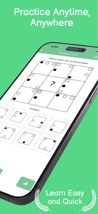 IQ Test: Advanced Matrices Screenshot 3 of 6