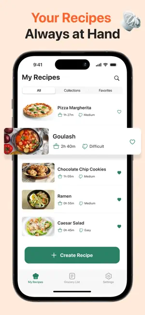 Recipic: Recipe Keeper & Cook screenshot 1