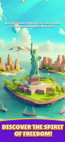 Landmark Quest: Travel Match iPhone screenshot