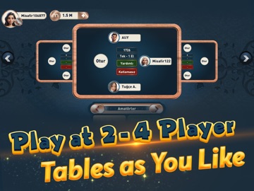 101 Okey Social Rummy Game iPad screenshot