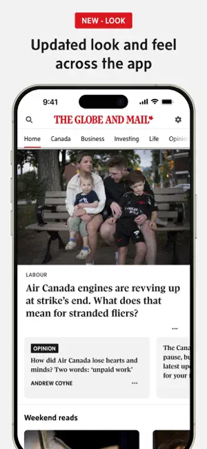 The Globe and Mail screenshot 1
