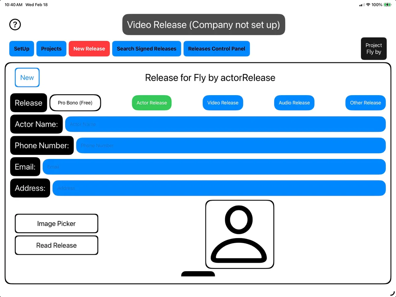 Screenshot #5 pour FilmProps-ReleaseForms