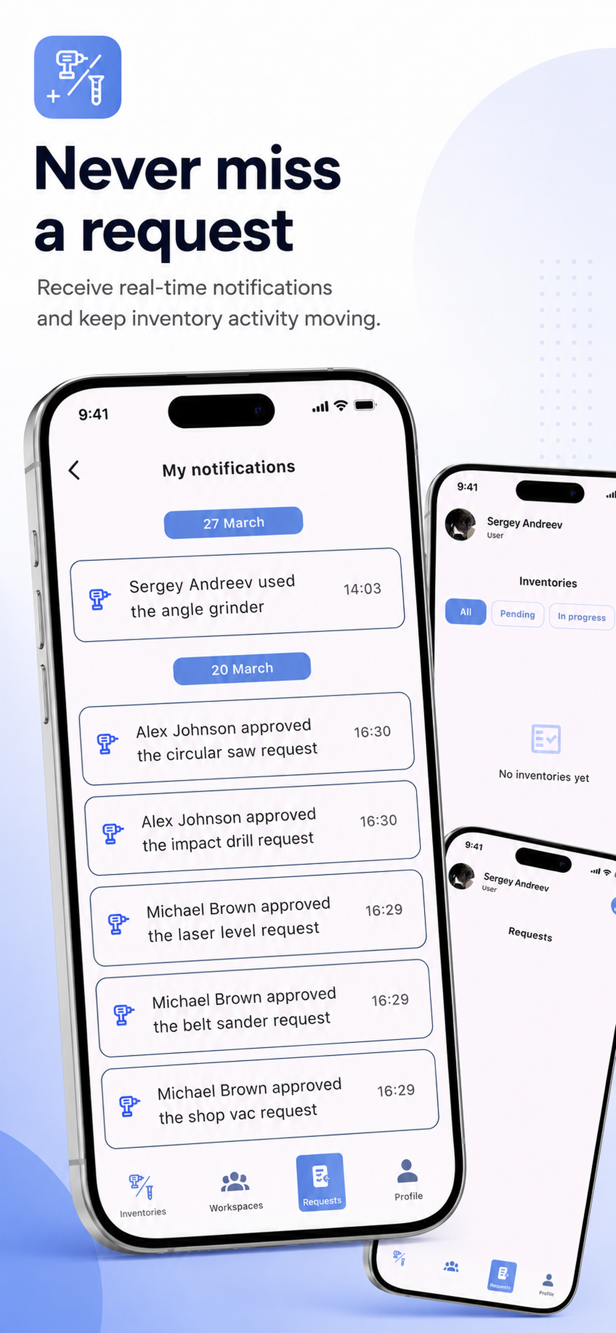 Tools Tracker App