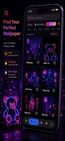 GuguGaga Live Wallpapers iPhone screenshot