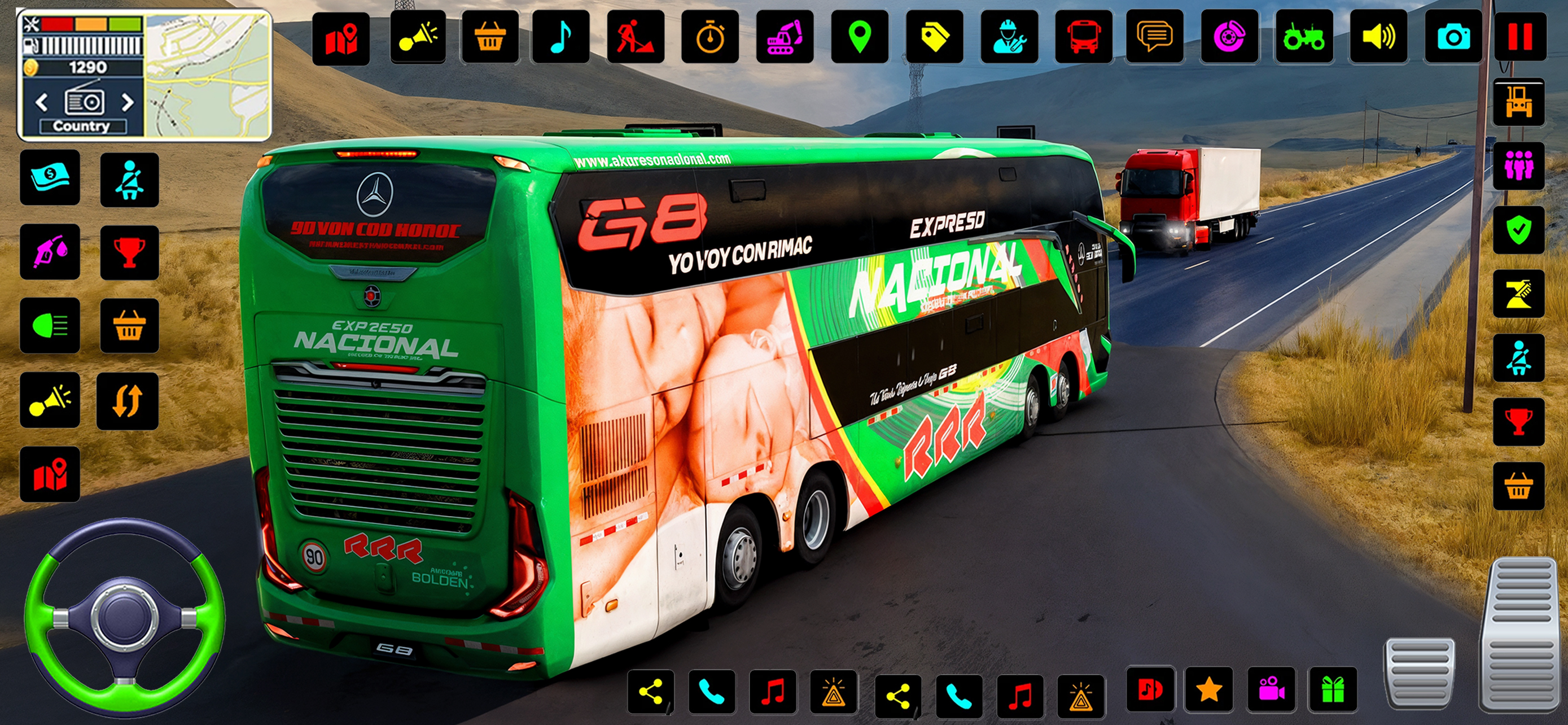 Bus Driving Games City Coach screenshot 6