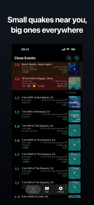 NewQuake: Earthquake Tracker screenshot 3