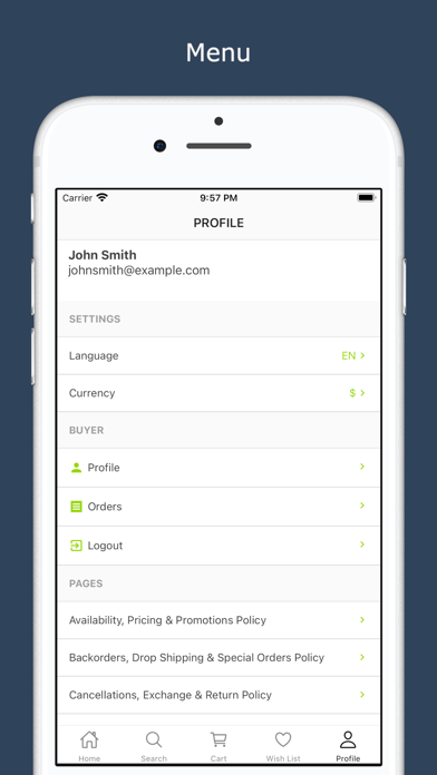 BBB Sporting Goods Screenshot
