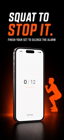 Squat Alarm & Timer Screenshot 2 of 6
