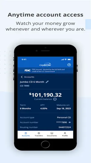 Credit One Bank Deposits screenshot 3