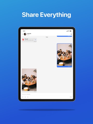 OkTalk Chat iPad screenshot