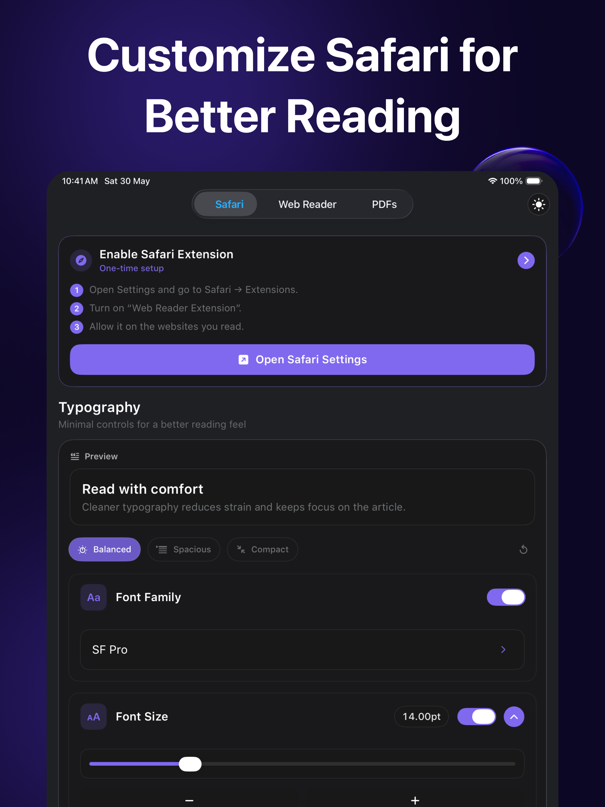 Web Reader: Read Later