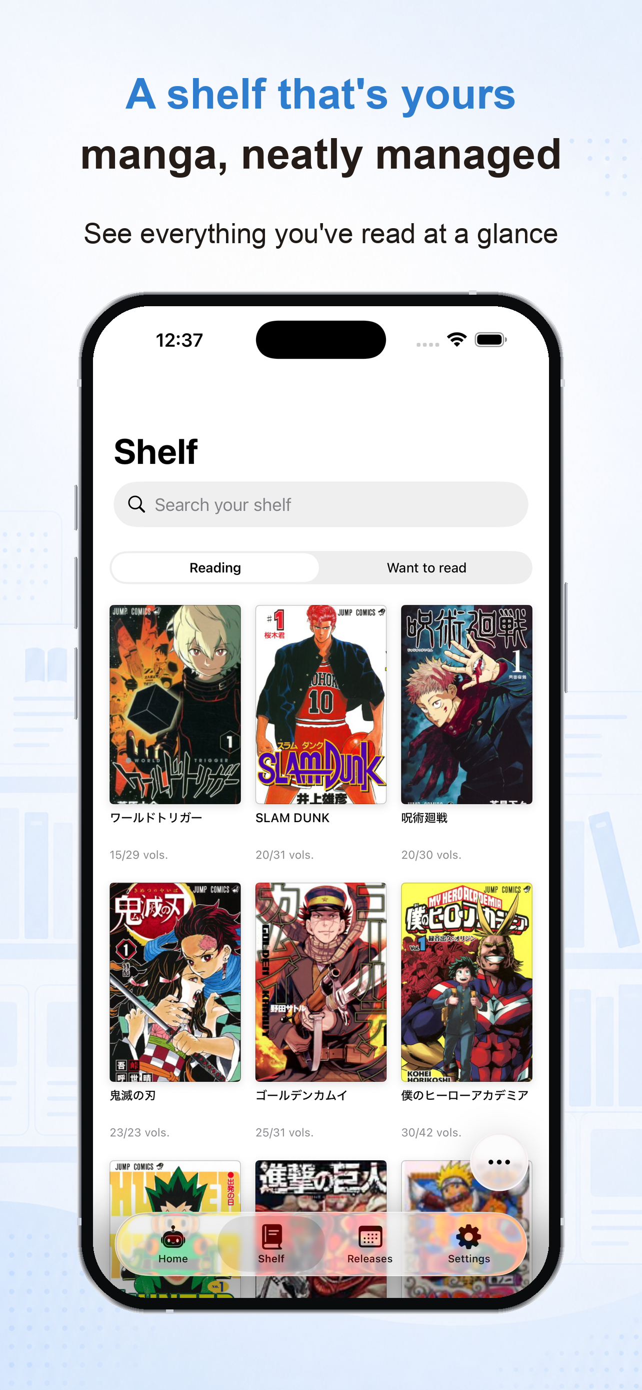 YOMOKA: Manga Shelf Tracker screenshot 2