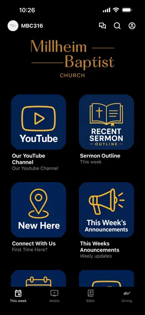 Milheim Baptist Church screenshot 1