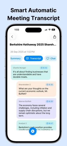 SumRec: AI Meeting Notes Taker screenshot