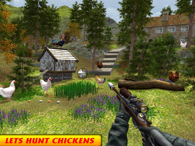 Chicken Hunting Sniper 3D screenshot 8