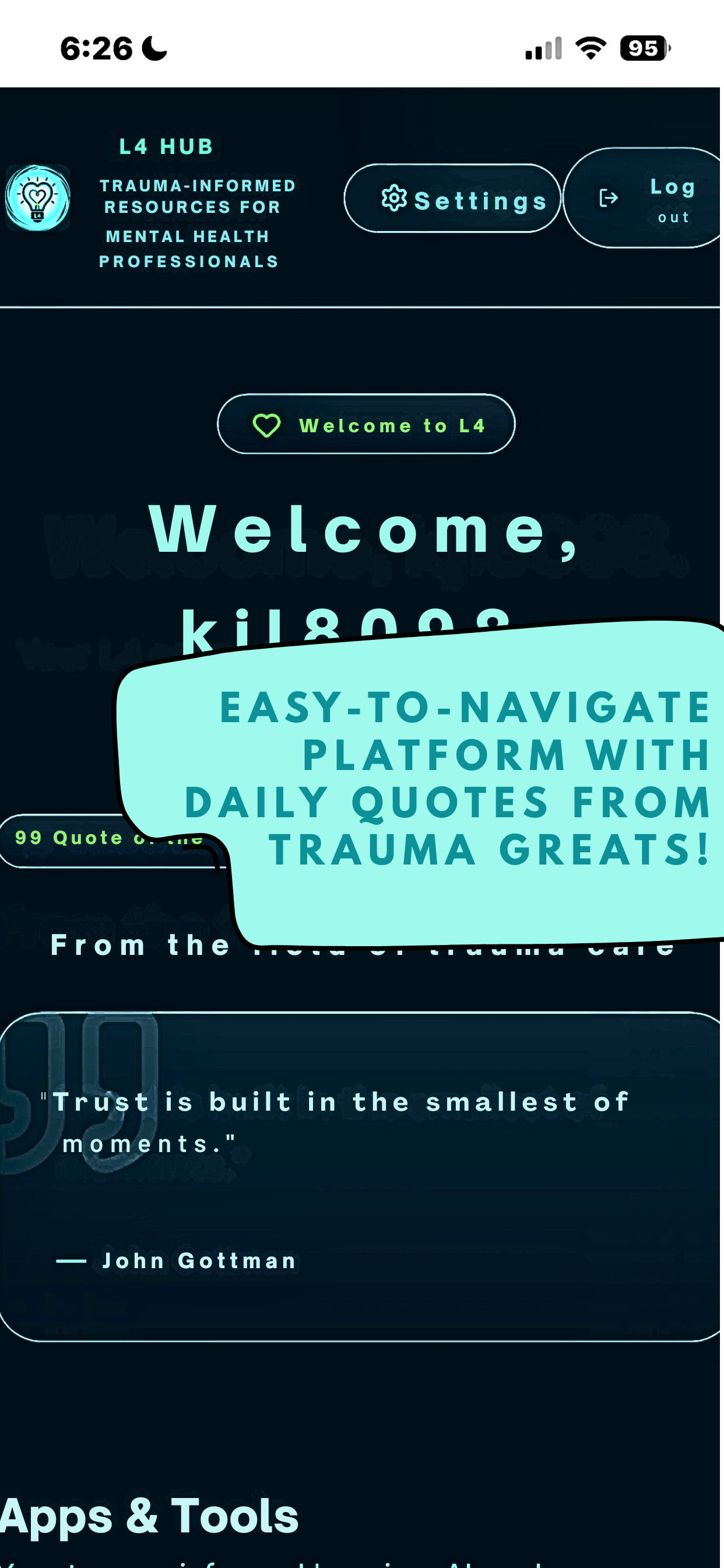 L4: Trauma-informed Resources screenshot 2