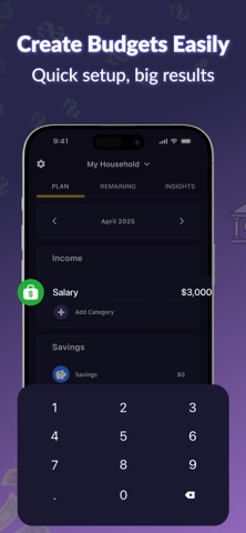 Budget Hero: AI Budget Planner iPhone screenshot