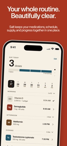 Salt: GLP-1 & Peptide Tracker screenshot