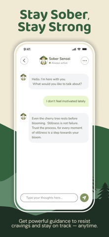 Quit Drinking - Sober Sensei iPhone screenshot
