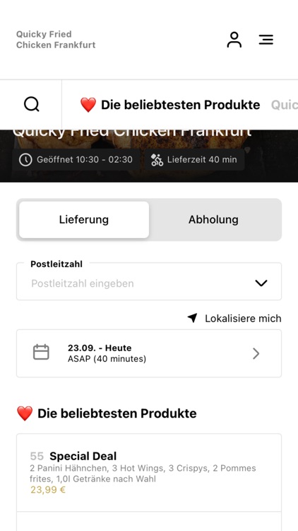 Quicky Fried Chicken Frankfurt