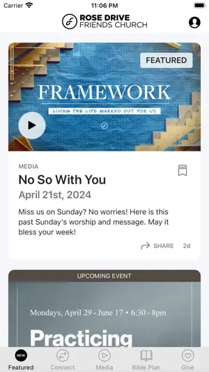 Rose Drive Friends Church App screenshot 1